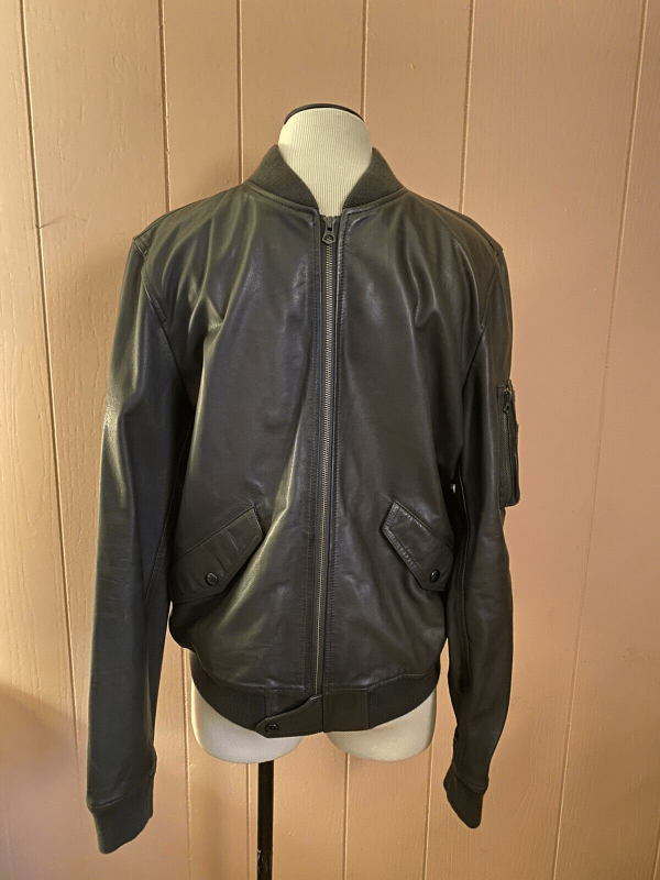 Wallace & Barnes Bomber Leather Jacket