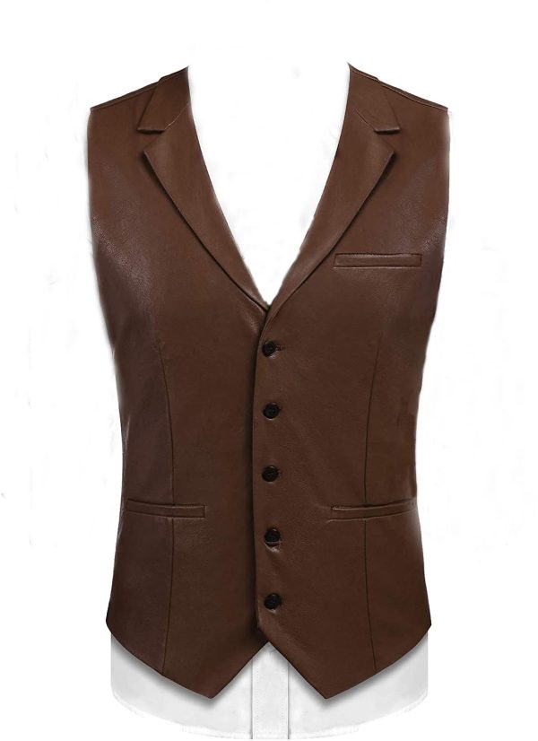 Western Leather Vest