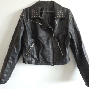 Wet Seal Biker Leather Jacket