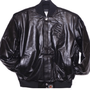 White Sox Classic Bomber Leather Jacket
