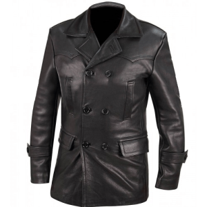 World War 2 German Officer Military Leather Coat