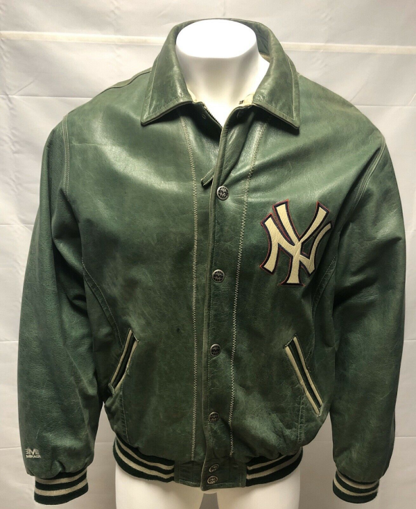 NY Yankees Bomber Leather jacket