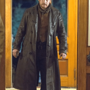 Yellowstone Cole Hauser Trench Leather Coat