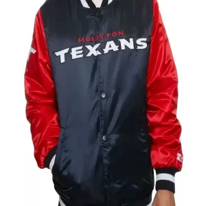 Houston Texans Enforcer Navy Blue/red Jacket