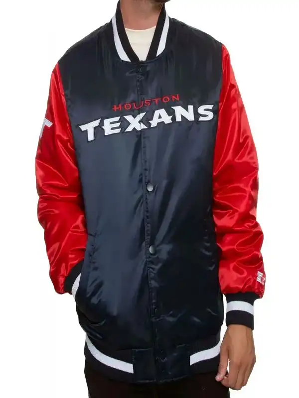 Houston Texans Enforcer Navy Blue/red Jacket