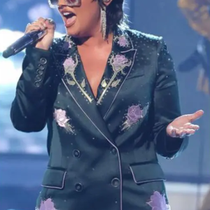 Demi Lovato Iheartradio Music Awards 2021 Leather Coat