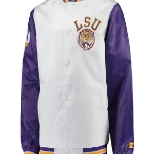Lsu Tigers The Legend White & Purple Jacket