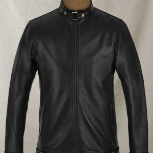Stylish Vintage Black Leather Jacket