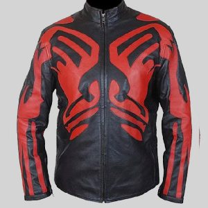 Darth Maul Star Wars Costume Leather Jacket