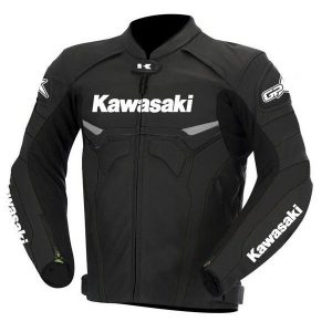Kawasaki Street Biker Leather Jacket