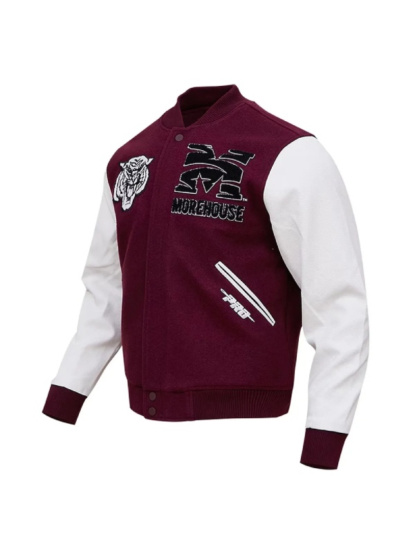 Tigers Morehouse College Wool Varsity Maroon Jacket