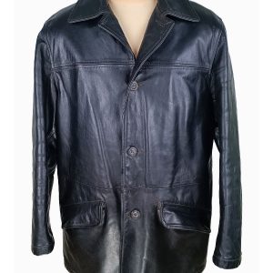 Marlboro Vintage Black Leather Jacket
