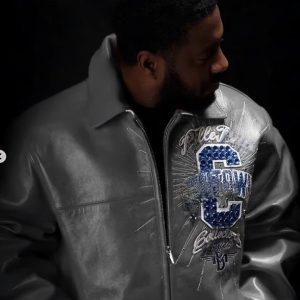 Pelle Pelle Chi Town Grey Stylish Leather Jacket